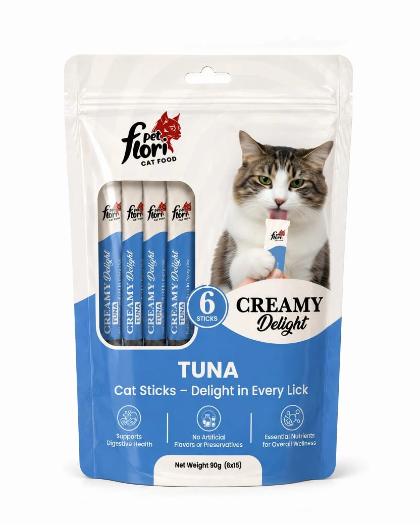 Flori Pet Creamy Delight Tuna Cat Treat – 90 G