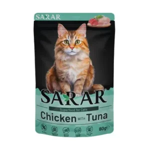 SARAR Superfood Cat Pouch 80G Chicken with Tuna