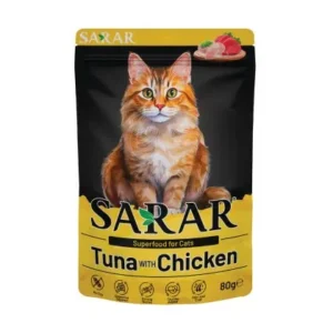 SARAR Superfood Cat Pouch 80G Tuna with Chicken